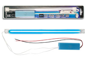 Lampe Fluorescente A Cathode Froide + Alimentation, 30Cm, Bleu, cliquez pour agrandir 