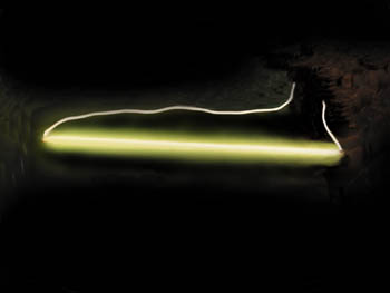 Tube Fluorescent A Cathode Froide, Ã˜4Mm Longueur : 30Cm, Jaune, cliquez pour agrandir 