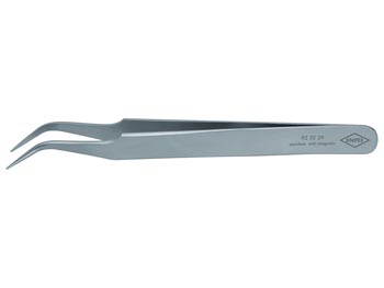 Precision tweezers, stainless steel, 120mm, cliquez pour agrandir 