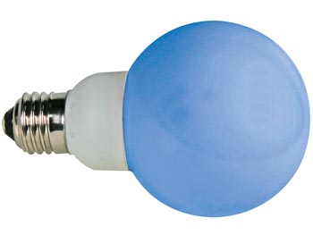 Ampoule LED rouge - e27 - 230vca - 20 LED, cliquez pour agrandir 