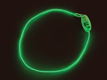 Collier Electroluminescent Vert, cliquez pour agrandir 