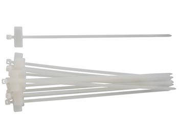 Colliers de Serrage avec Plaquette de Marquage 2.5 X 100mm Transparent - 100 Pcs, cliquez pour agrandir 