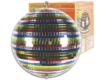 Boule A Facettes Multicolore (Ã˜ 30Cm), cliquez pour agrandir 