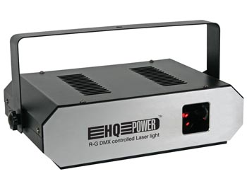 Projecteur laser, rvj - 160mw - 10 canaux DMX, cliquez pour agrandir 
