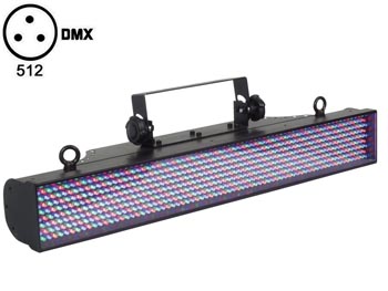 EFFET WASH COULEUR A LED 5mm - PREPROGRAMME ET DMX - 2400 lux, cliquez pour agrandir 