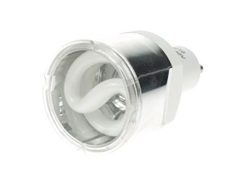 Ampoule conomique - GU10 - 9W - 2700 K, cliquez pour agrandir 