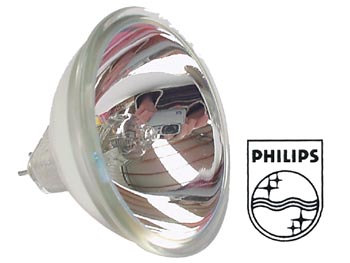 Ampoule halogène Philips 150W / 15V, BRJ G6.35, 3400°K, 50H, cliquez pour agrandir 