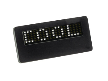 Badge LED Programmable 19 x 5 Dot Matrix, cliquez pour agrandir 