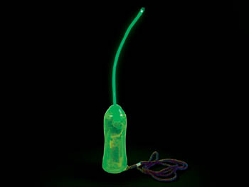 Baton Electroluminescent Vert, 15cm, cliquez pour agrandir 
