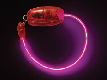 Bracelet Electroluminescent Rose au Neon, 21cm, cliquez pour agrandir 