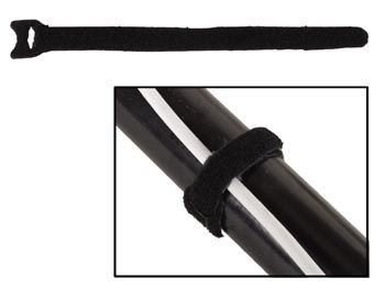 Colliers de Serrage Noirs a Fermeture Velcro 20Cm (10 Pcs/Bag), cliquez pour agrandir 