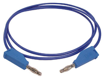 Cordon de Mesure Moul avec Fiches Banane 4mm, Bleu, 1m, cliquez pour agrandir 