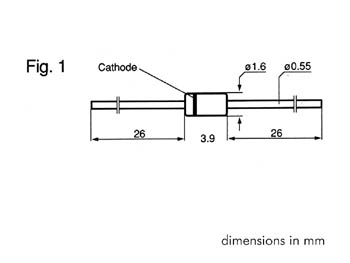 Diode Zener 3V -500mW, cliquez pour agrandir 