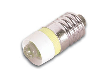 Lampe LED avec Douille E10 5mm 12V Jaune, cliquez pour agrandir 