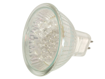 Lampe LED MR16 Blanche 12V, cliquez pour agrandir 