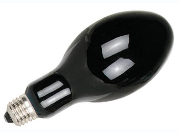 Lampe Lumiere Noire 160W/230V au Mercure, cliquez pour agrandir 