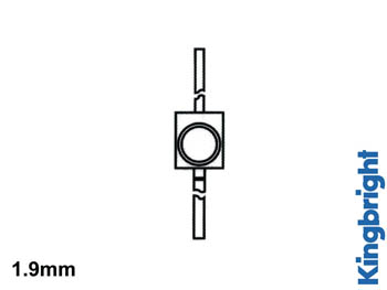 LED Solid-state Subminiature 1.9mm - Vert Diffusant, cliquez pour agrandir 