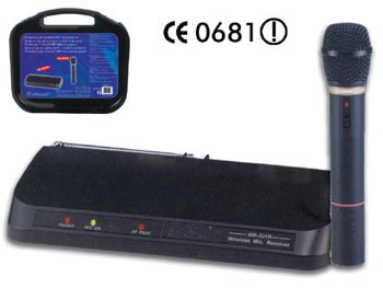 Microphone UHF Balance 1 Canal 863.300Mhz & sans Fil (1 Microphone + 1 Recepteur), cliquez pour agrandir 