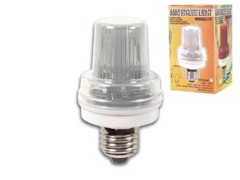 Mini Lampe Flash Blanc, 3.5W, Douille E27, cliquez pour agrandir 