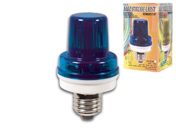 Mini Lampe Flash Bleu Clair, 3.5W, Douille E27, cliquez pour agrandir 