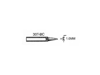 Panne de Rechange pour Vtssc30 - 1.0mm (30t-bc) Pointue et Oblique, cliquez pour agrandir 