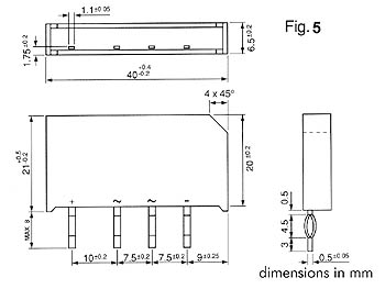 Pont de Redressement 80v-3.7a (b80c3700/2200), cliquez pour agrandir 