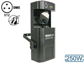 Scanner MSD - 6 Canaux - Aeron 250 I - DMX - 250W, cliquez pour agrandir 