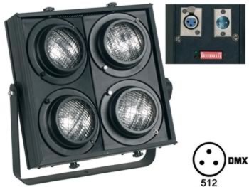 Stage Blinder - DMX - 4 x 650W, cliquez pour agrandir 