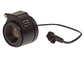 Teleobjectif CCTV 8mm / f1.2 - Iris automatique DC - CAML17, cliquez pour agrandir 