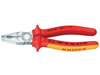 Combination pliers, chrome-plated, 180mm, 1000v