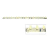 Module  LED flexible - jaune - 18 LED - 30cm - 12vcc