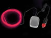 Câble électroluminescent, 3m, 12Vcc, Rouge