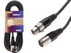 Cable Professionnel XLR, XLR Male Vers XLR Femelle (6m Noir)