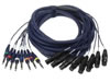 Cable Spider 8 X Jack Mono 6.35mm Vers 8 X Xlr Male