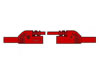 Hirschmann - Cordon de Mesure Isole 4mm 100 cm avec Reprise - Rouge (MLB-Sh/Ws 100/1)