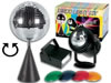 Kit Lumiere Disco - Projecteur Par36, 4 Filtres Couleurs, Boule  Facettes 20cm avec Moteur, Stroboscope 20W